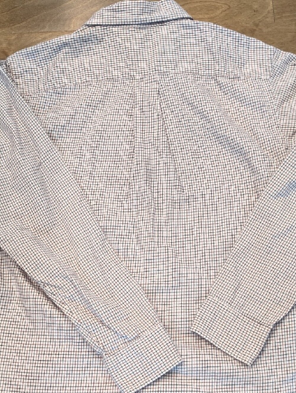 Ralph Lauren Boys White,Red, And Black Micro-Check Boys Button-Down Shirt, Sz L - Picture 6 of 9